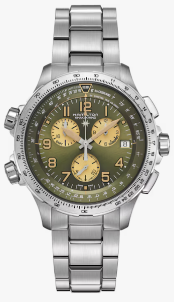 Hamilton Khaki Aviation X-Wind GMT Chrono Quartz watch