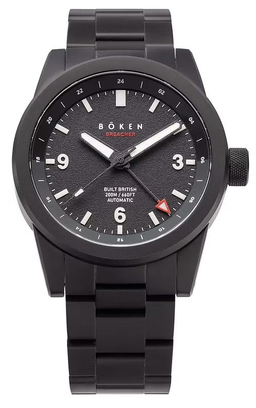 BŌKEN Breacher Black Ops GMT watch